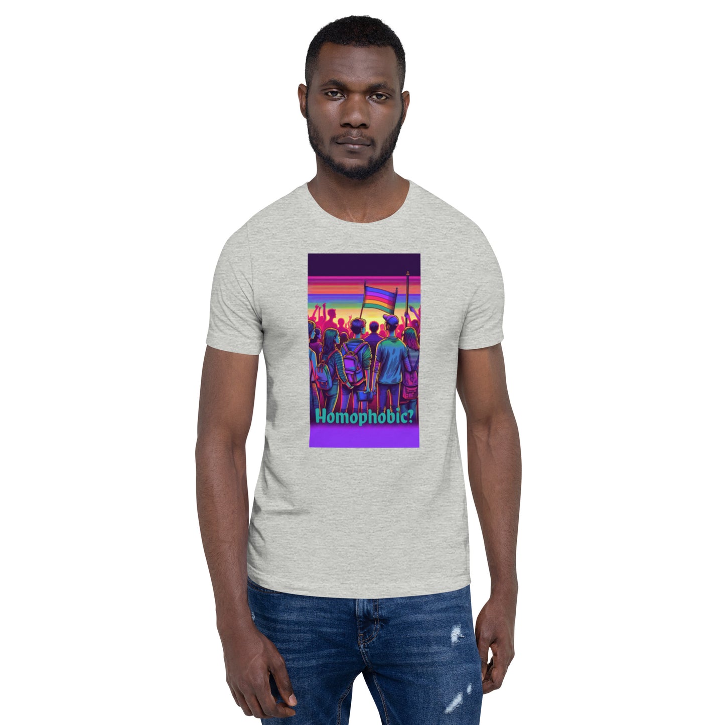 Camiseta unisex homofobia QTD