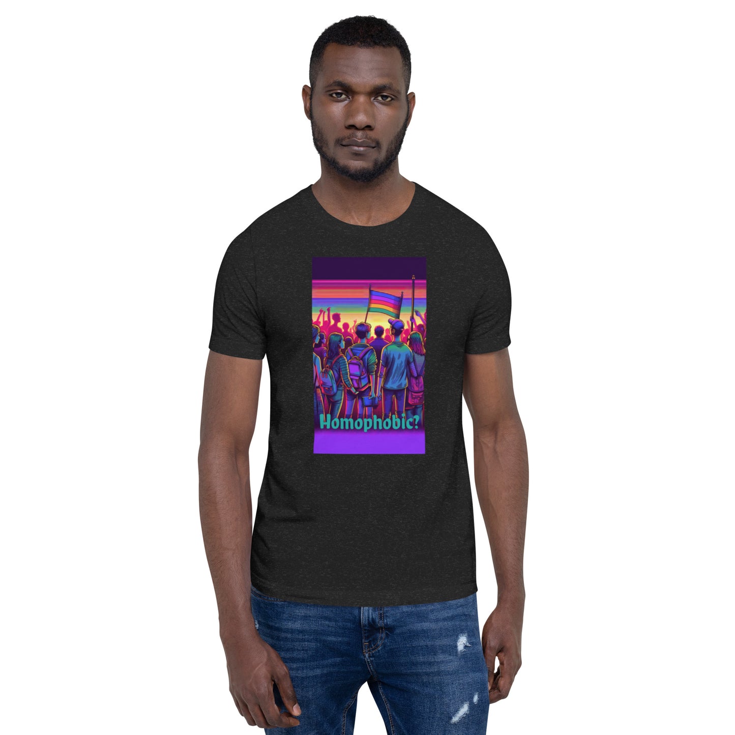 Camiseta unisex homofobia QTD