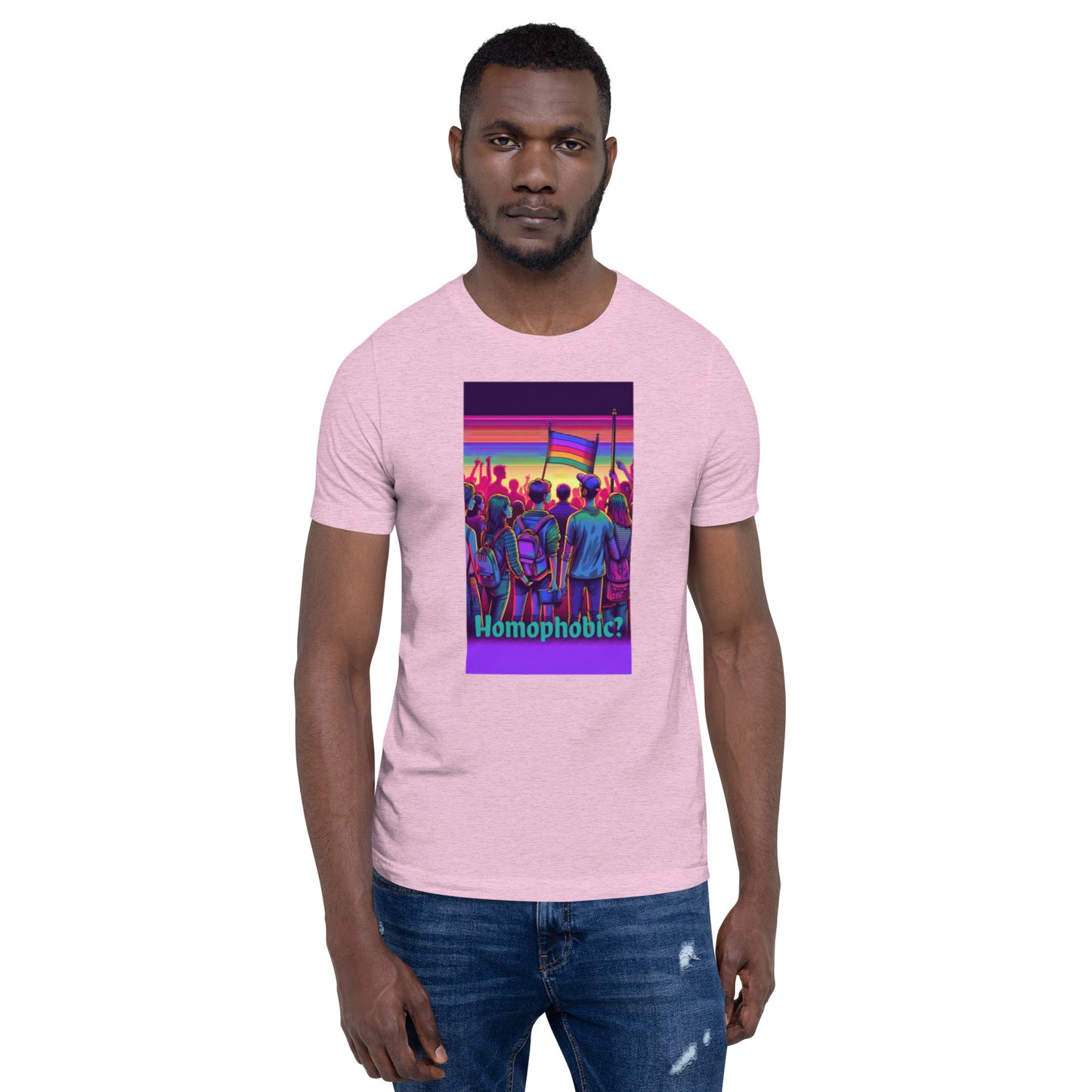 Camiseta unisex homofobia QTD