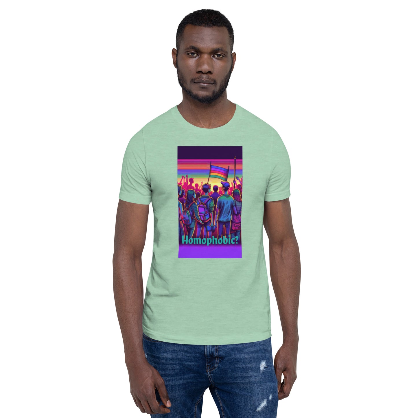 Camiseta unisex homofobia QTD