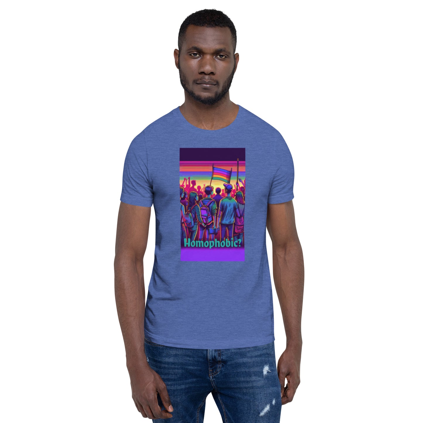 Camiseta unisex homofobia QTD