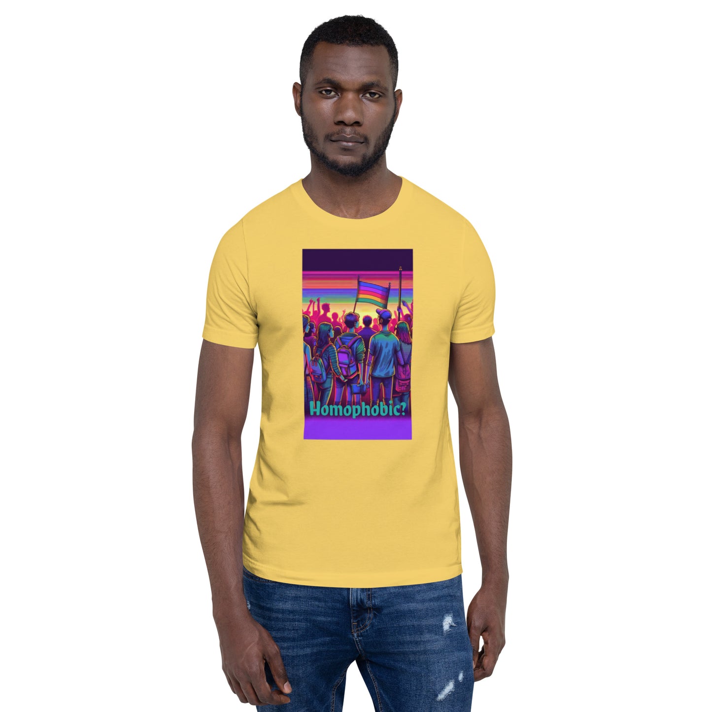 Camiseta unisex homofobia QTD