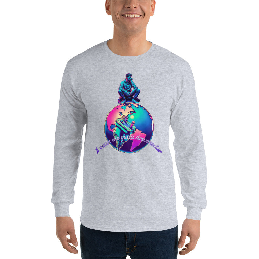 Camiseta manga larga hombre Desconexión QTD