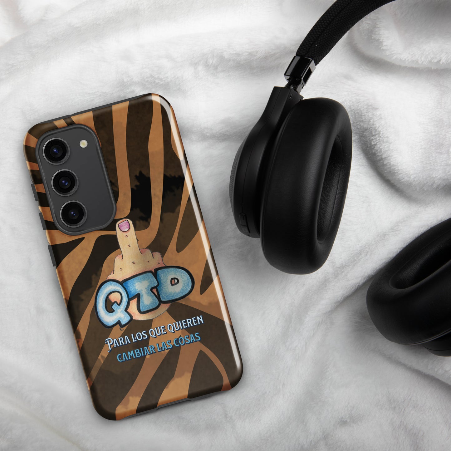 Funda dura para Samsung® QTD Tigre
