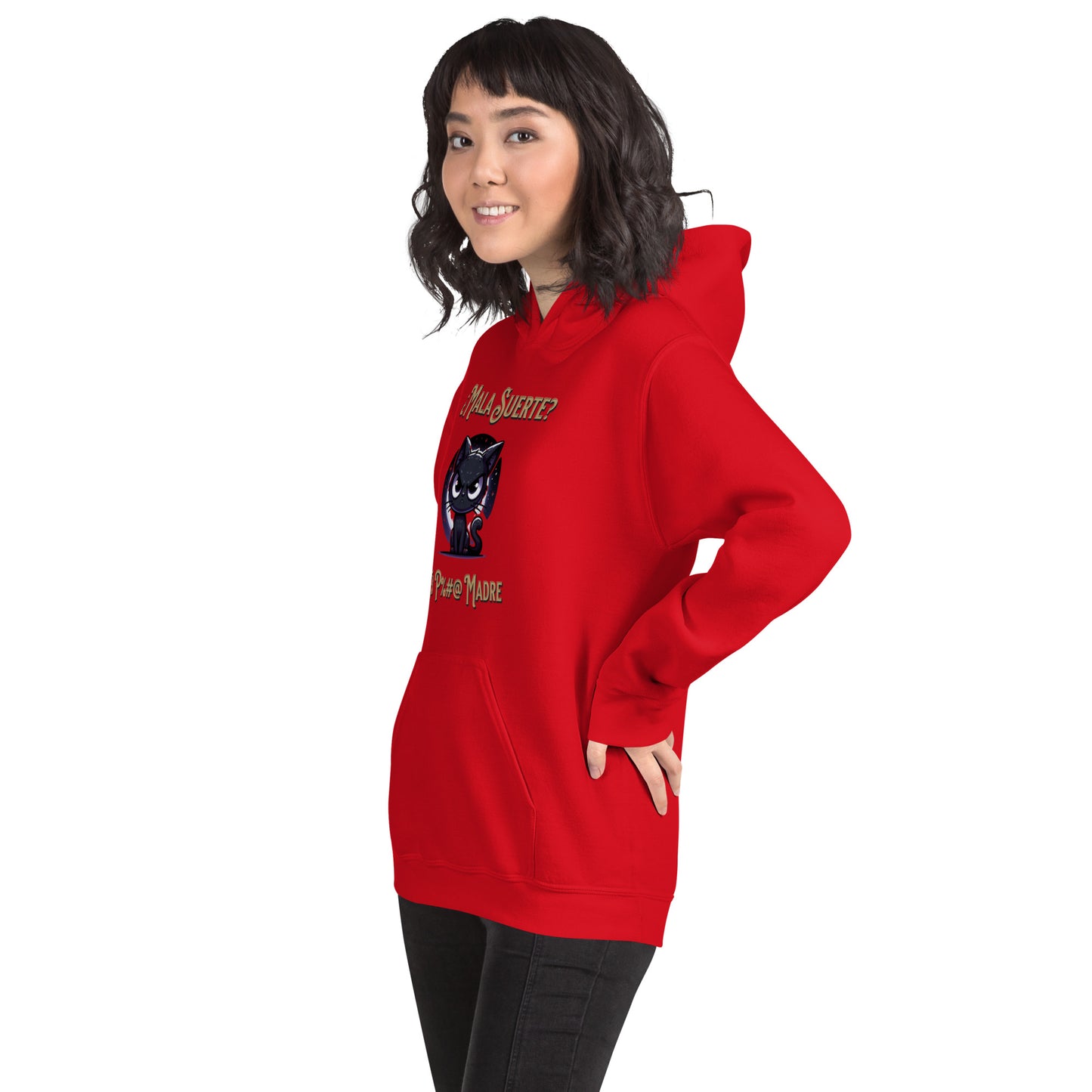 Sudadera Gato Negro QTD