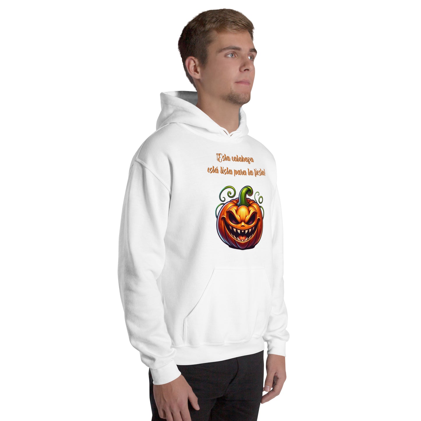Sudadera con capucha unisex Calabaza QTD