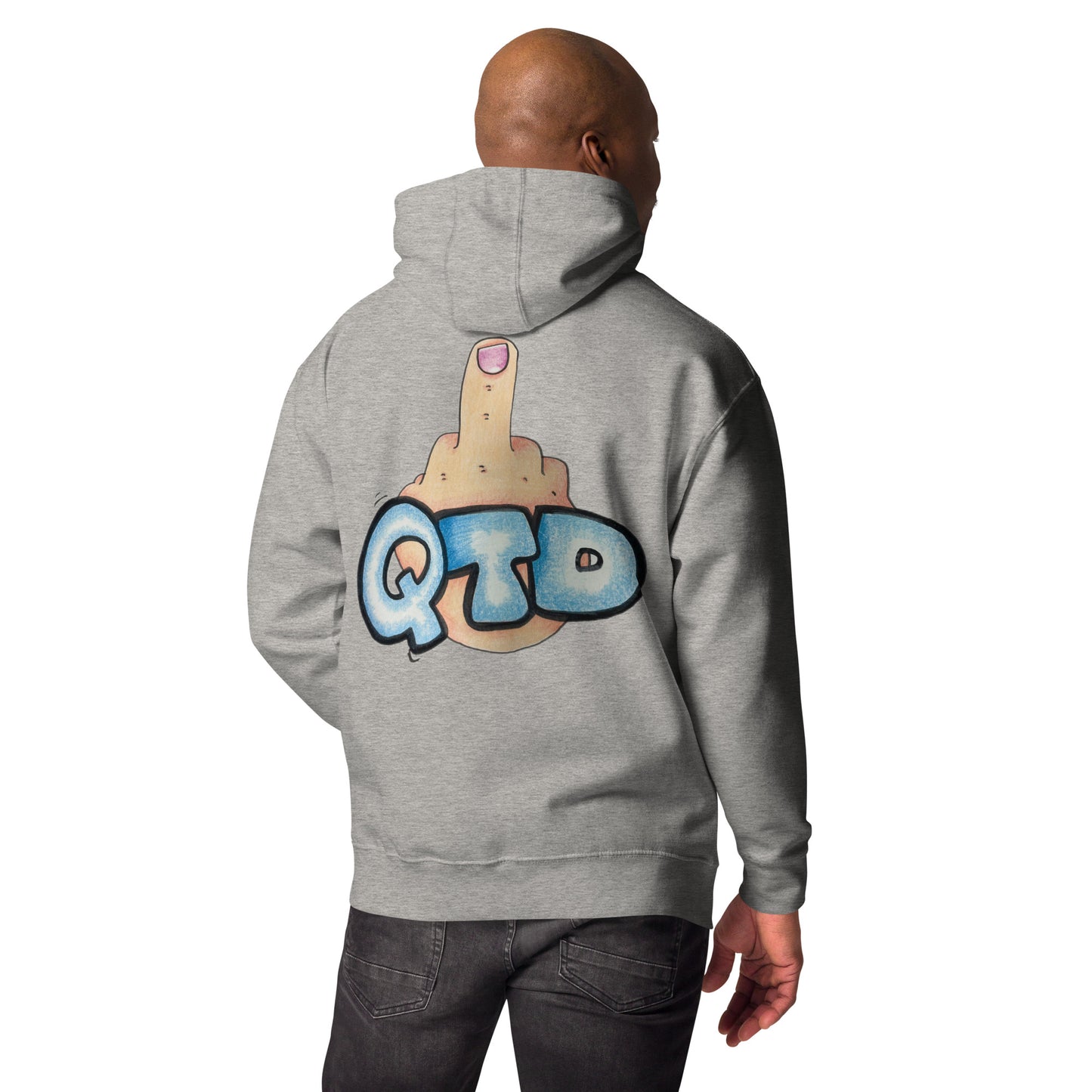 Sudadera con capucha unisex Razas QTD