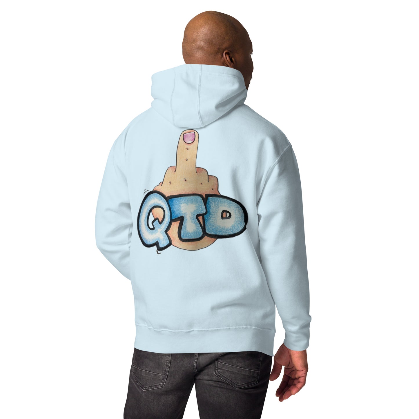 Sudadera con capucha unisex Razas QTD