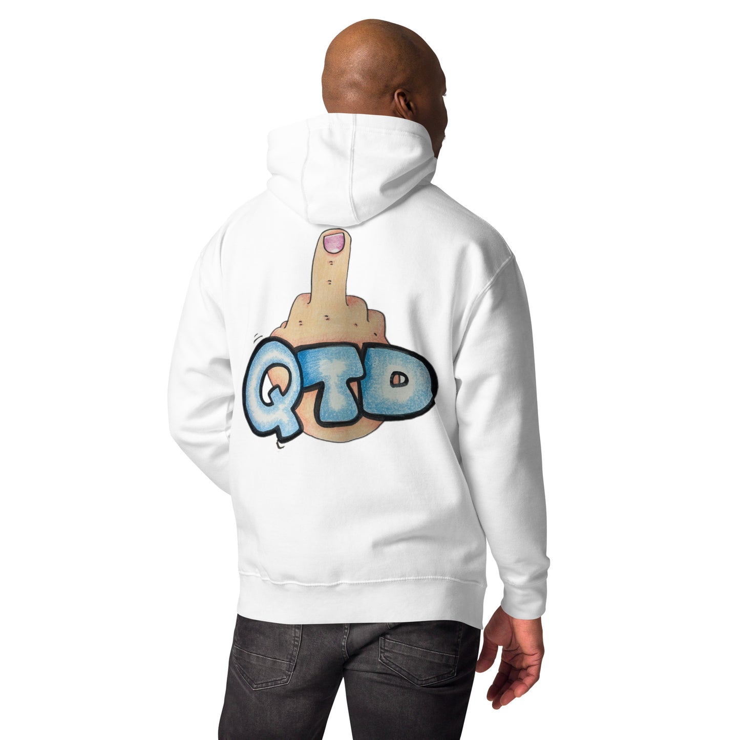 Sudadera con capucha unisex Razas QTD