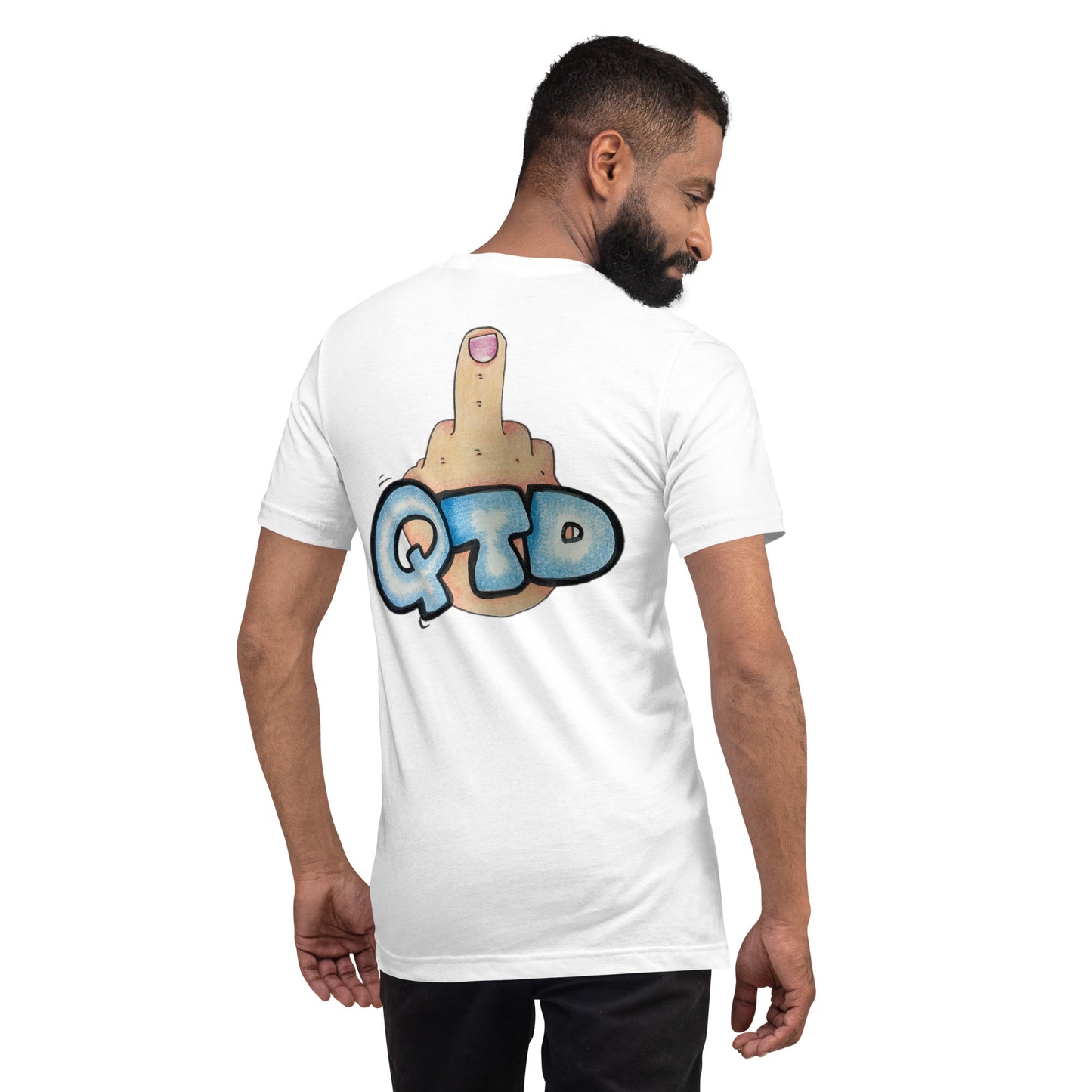 Camiseta de manga corta unisex QTD básica