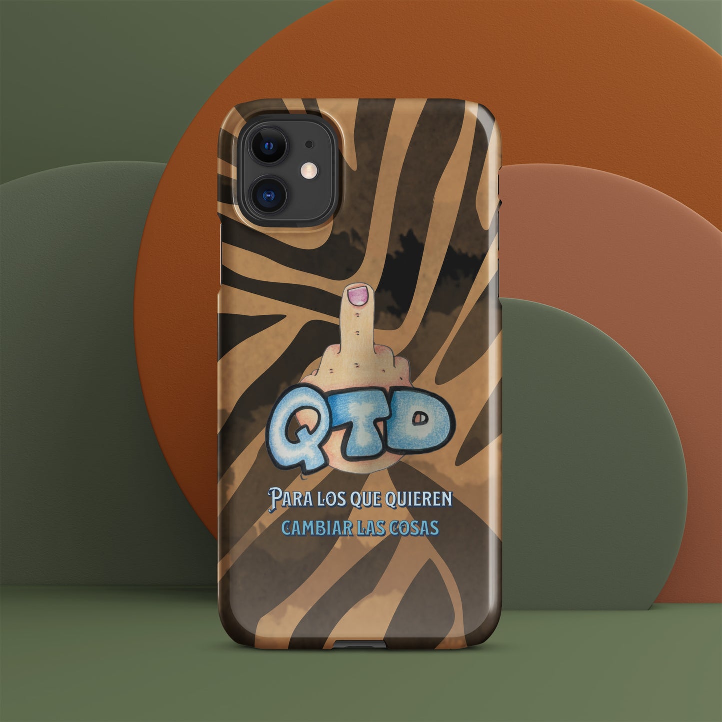 Funda clásica para iPhone® QTD Tigre