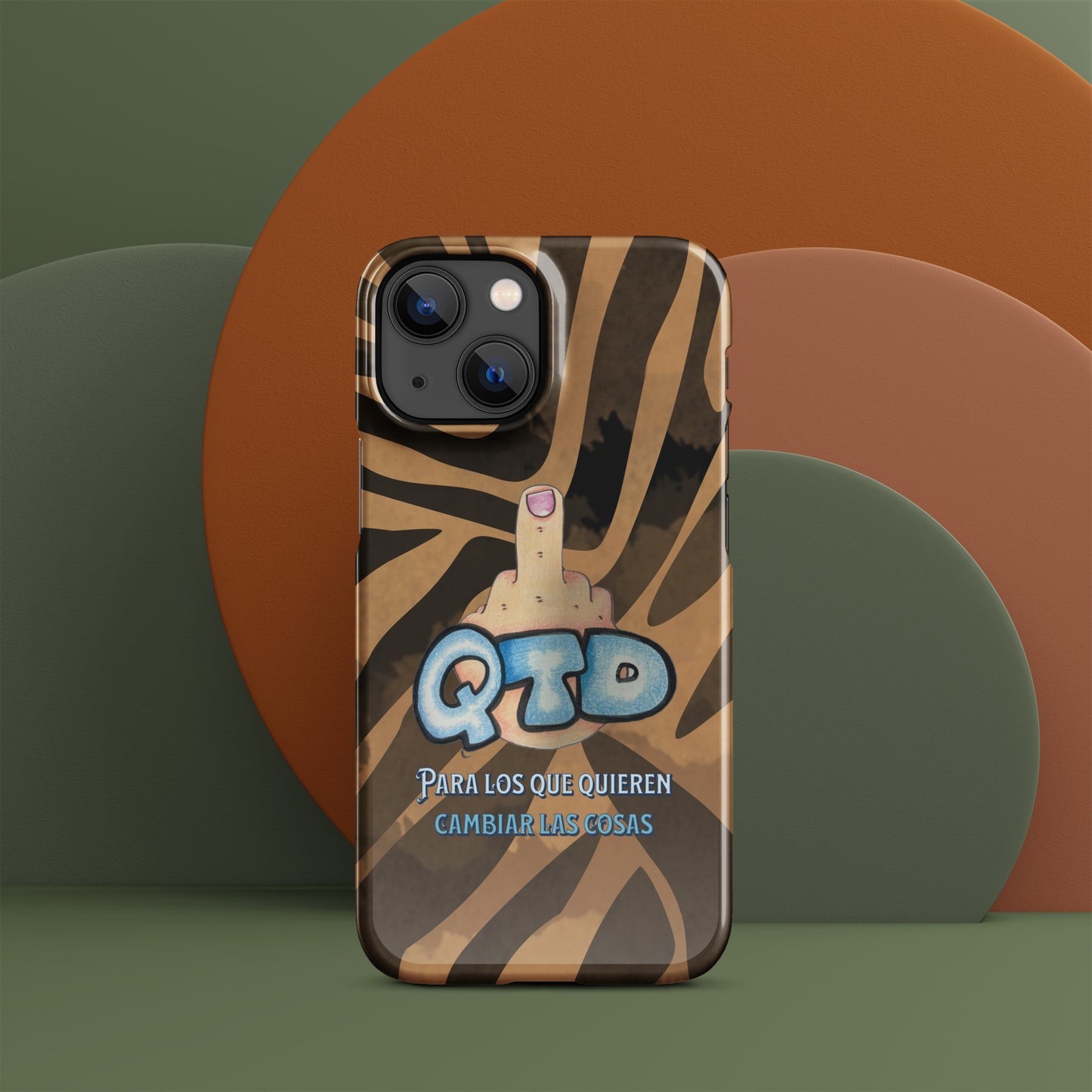 Funda clásica para iPhone® QTD Tigre