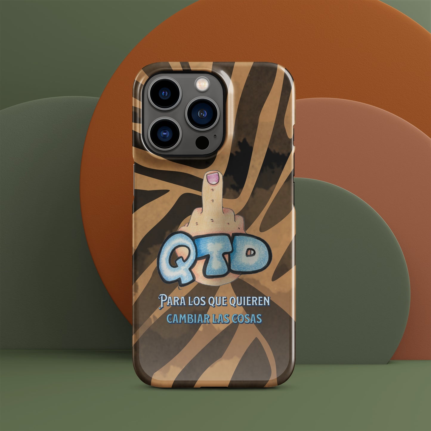 Funda clásica para iPhone® QTD Tigre