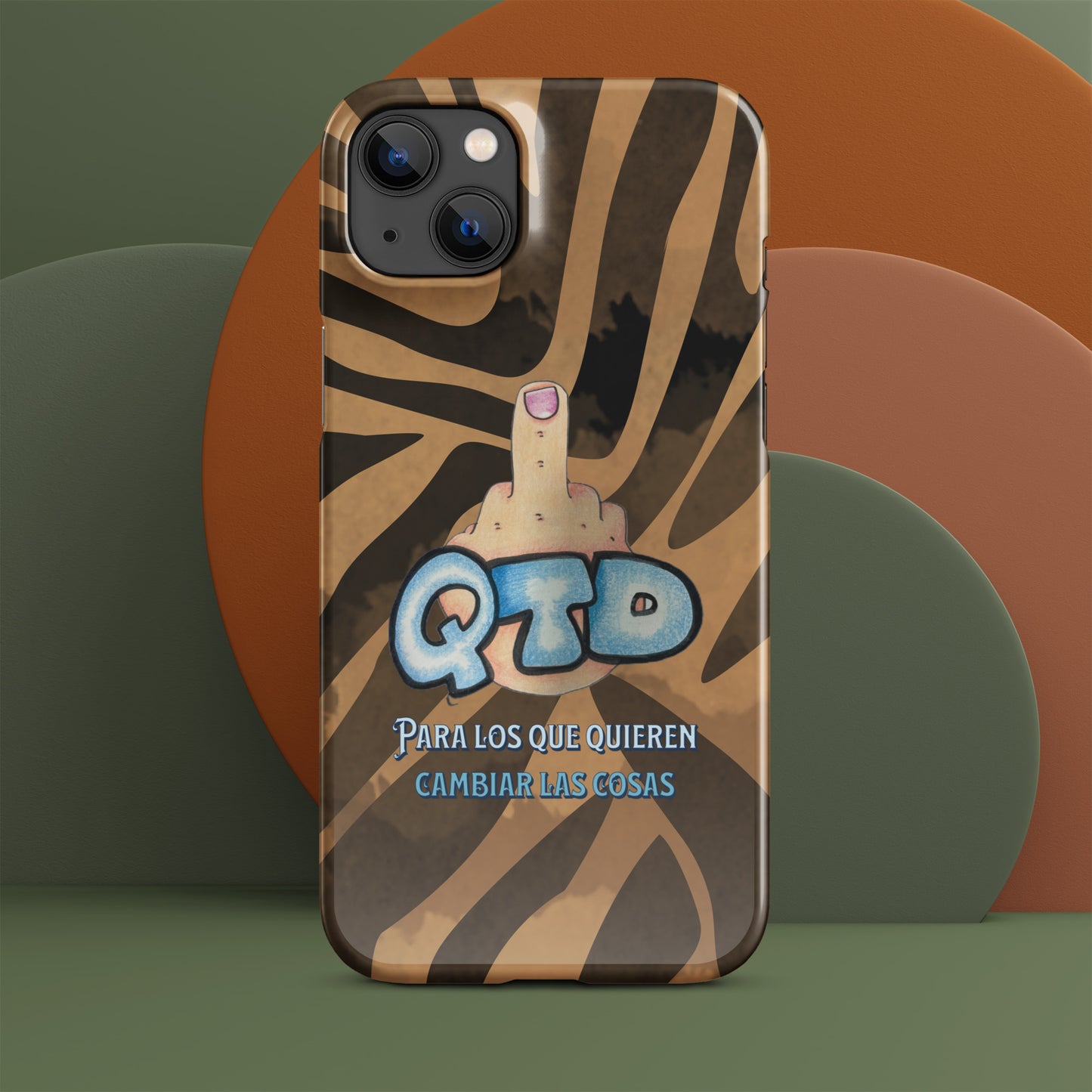 Funda clásica para iPhone® QTD Tigre