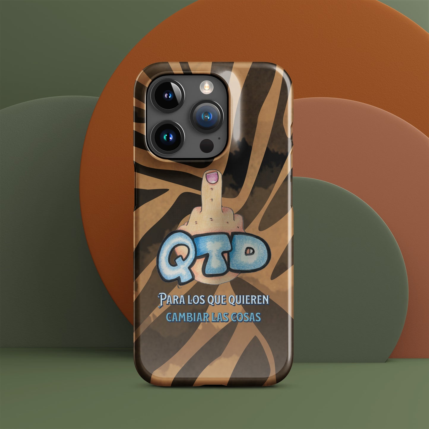 Funda clásica para iPhone® QTD Tigre