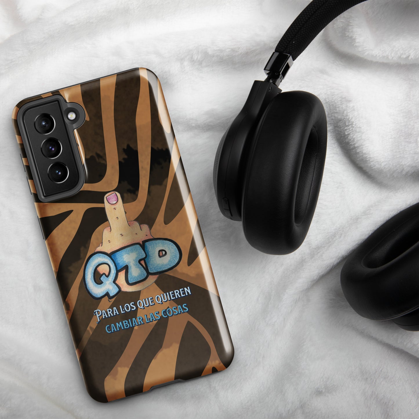 Funda dura para Samsung® QTD Tigre