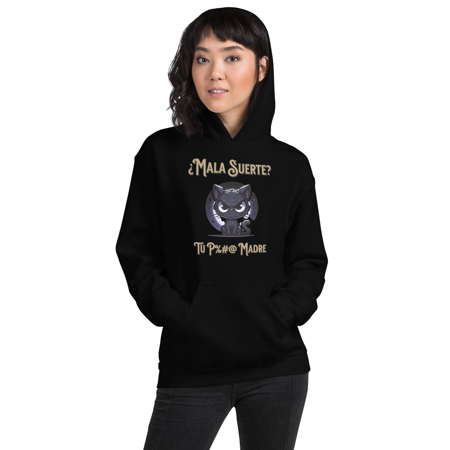 Sudadera Gato Negro  QTD