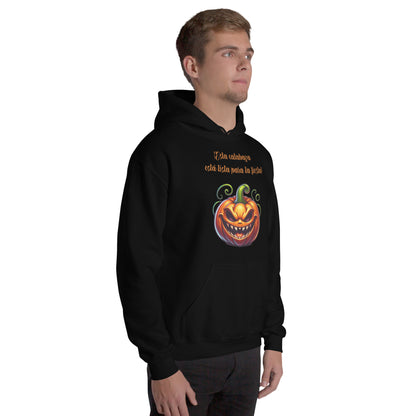 Sudadera con capucha unisex Calabaza QTD