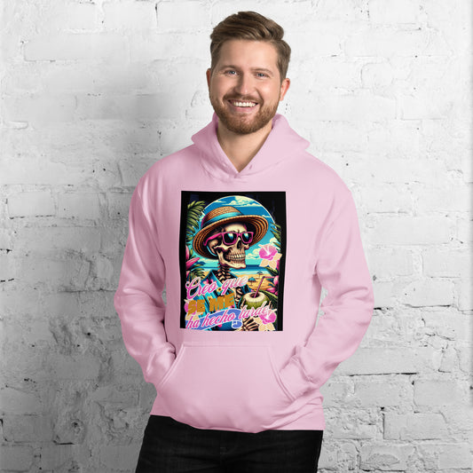 Sudadera con capucha unisex Calavera QTD