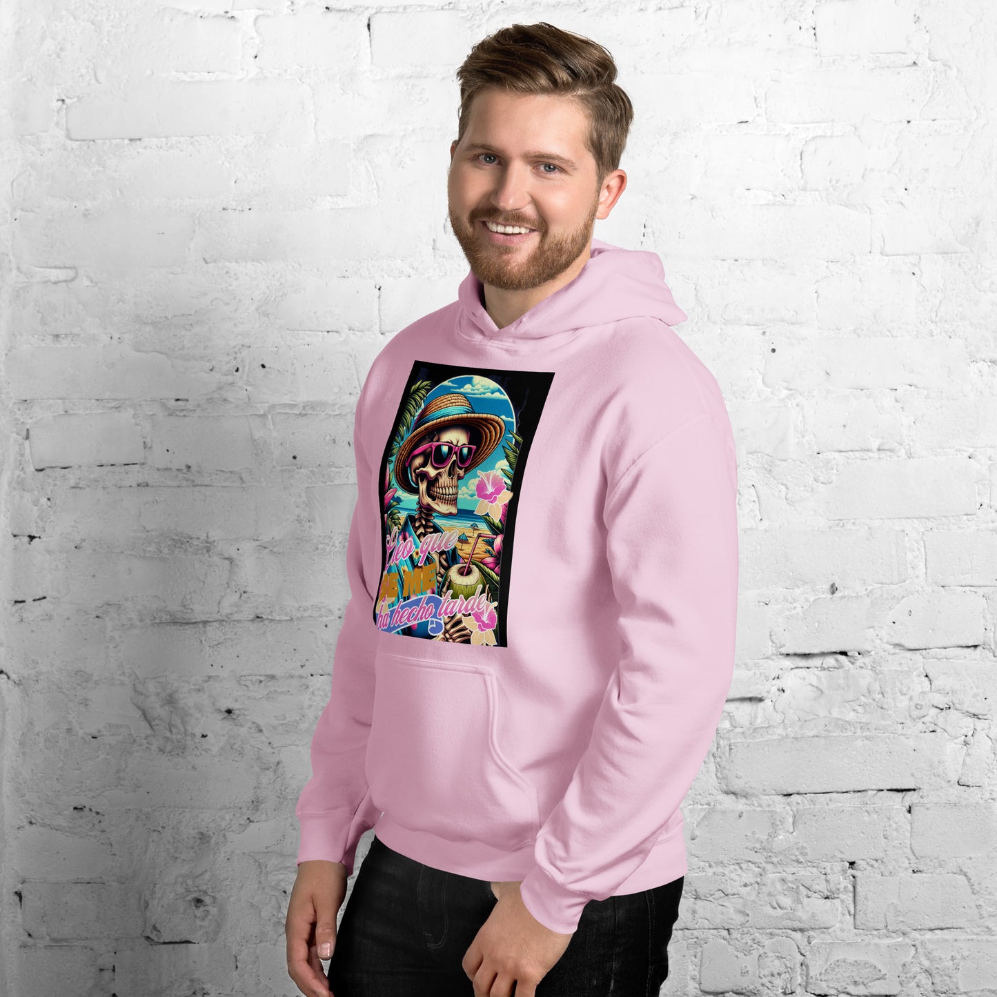 Sudadera con capucha unisex Calavera QTD