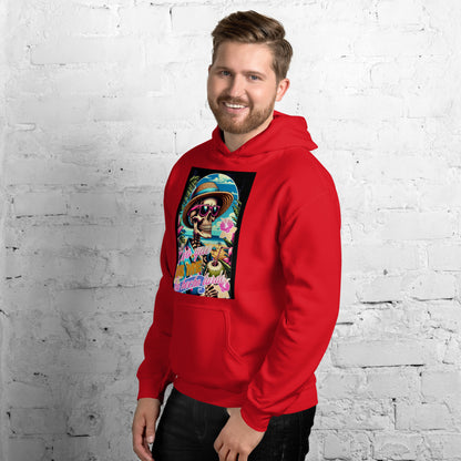 Sudadera con capucha unisex Calavera QTD