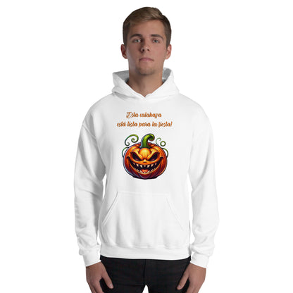 Sudadera con capucha unisex Calabaza QTD