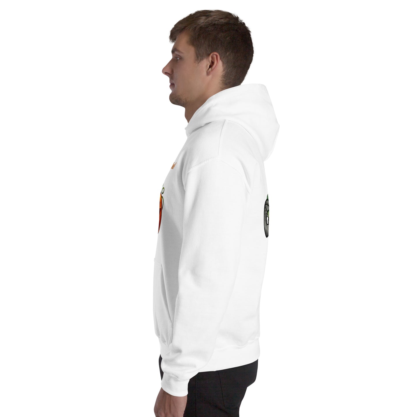 Sudadera con capucha unisex Calabaza QTD