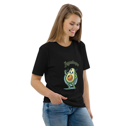 Camiseta de algodón orgánico unisex Aguacate QTD