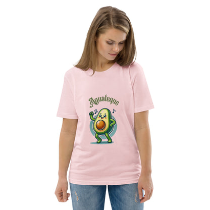 Camiseta de algodón orgánico unisex Aguacate QTD