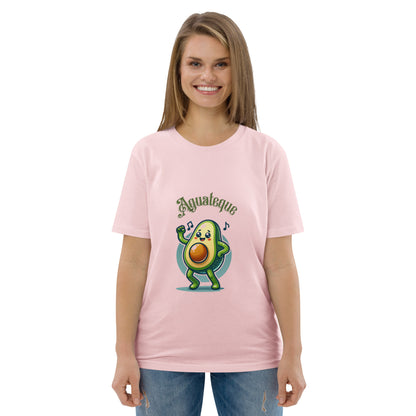 Camiseta de algodón orgánico unisex Aguacate QTD