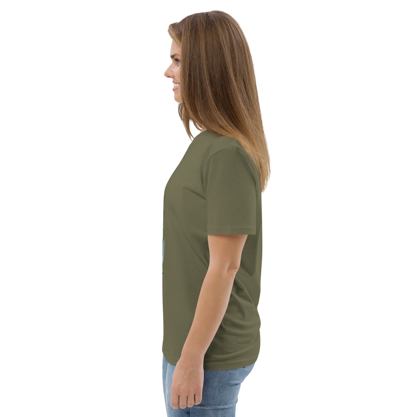 Camiseta de algodón orgánico unisex Aguacate QTD