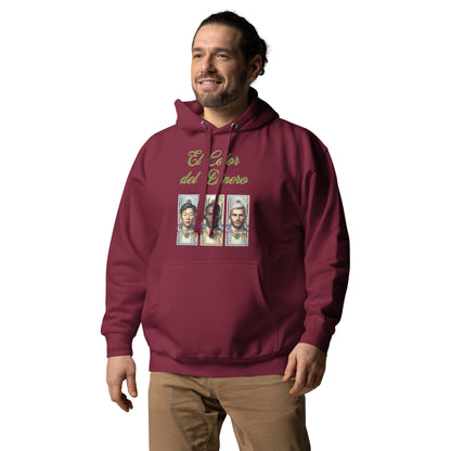 Sudadera con capucha unisex Dinero QTD