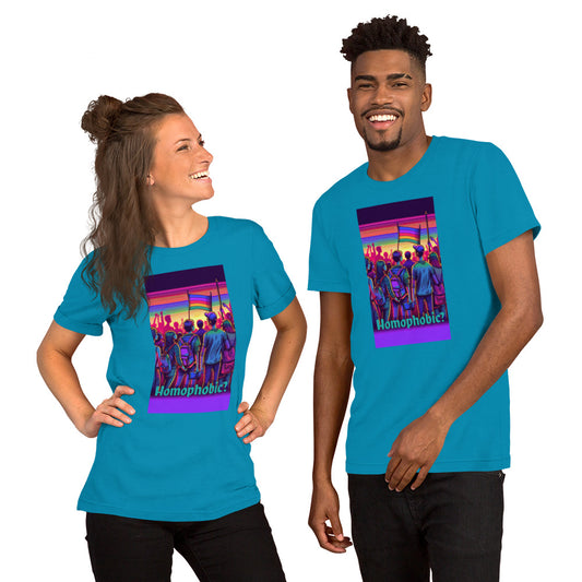 Camiseta unisex homofobia QTD