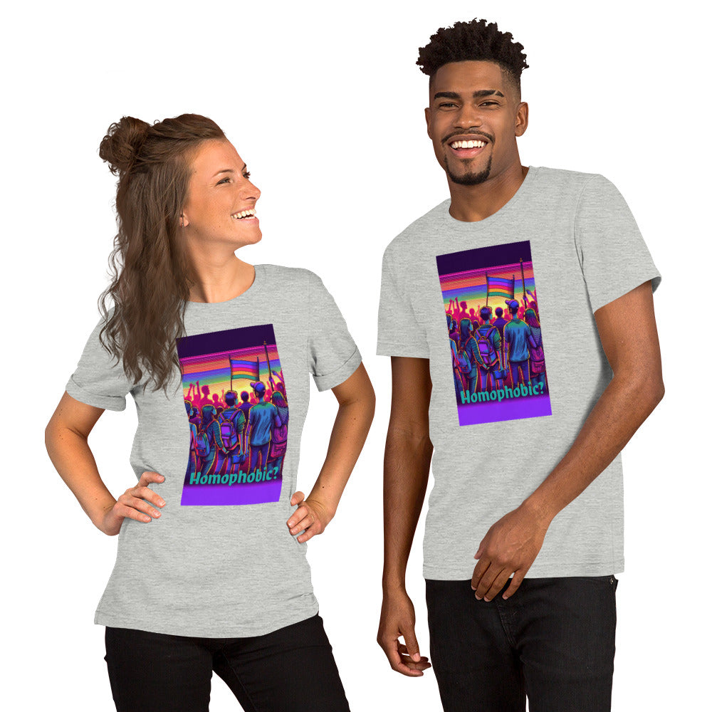 Camiseta unisex homofobia QTD