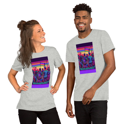Camiseta unisex homofobia QTD