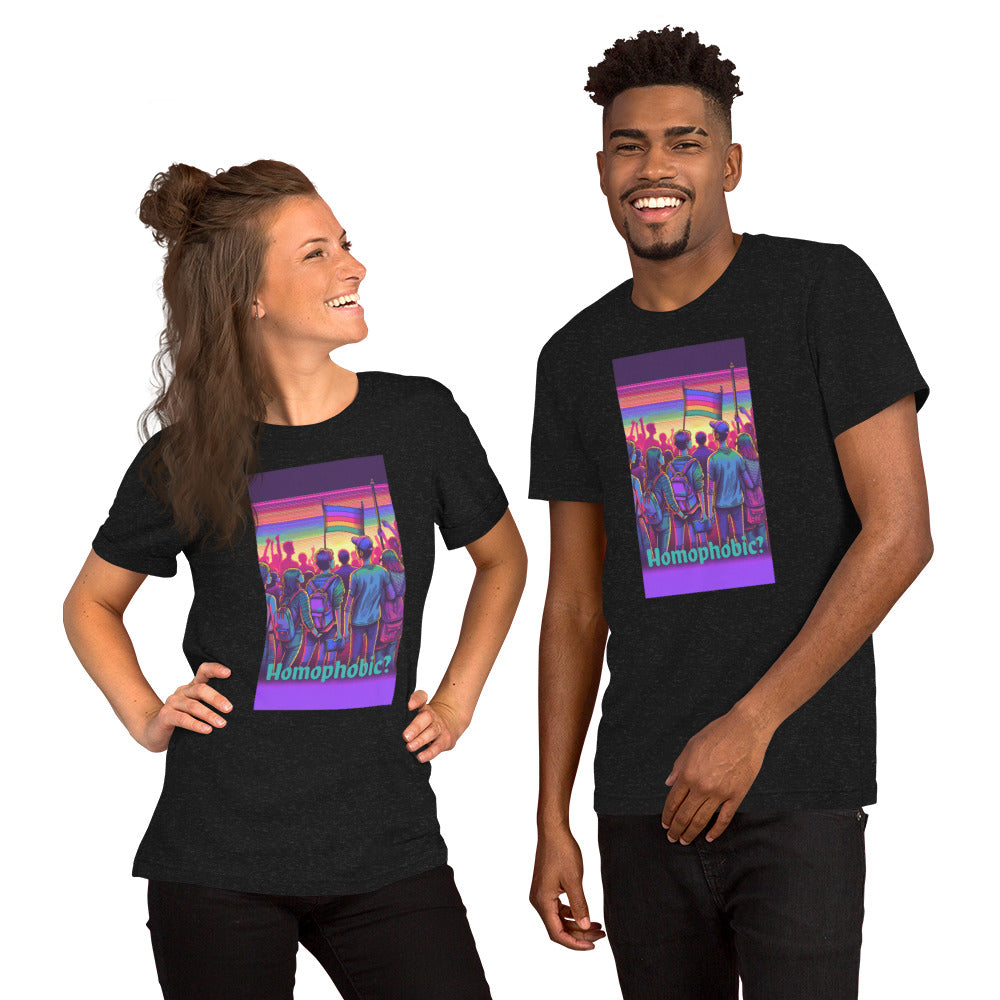 Camiseta unisex homofobia QTD