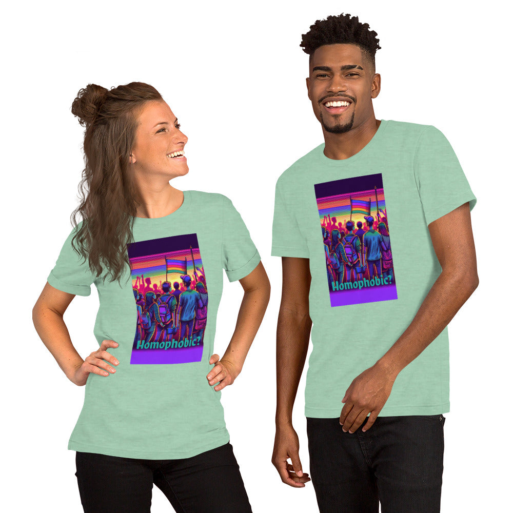 Camiseta unisex homofobia QTD