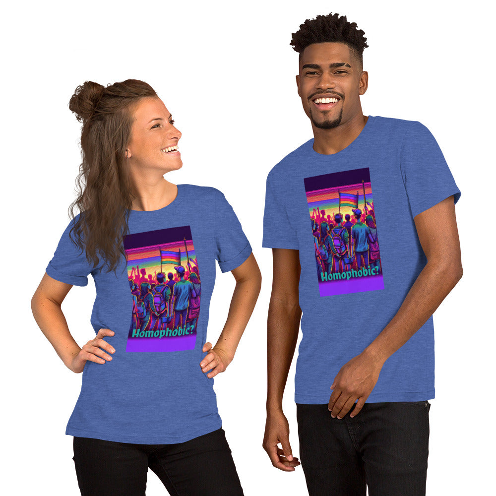 Camiseta unisex homofobia QTD