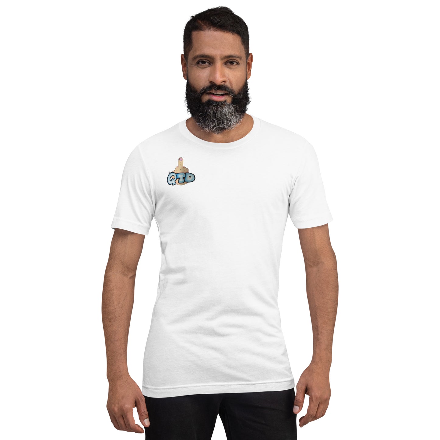 Camiseta de manga corta unisex QTD básica