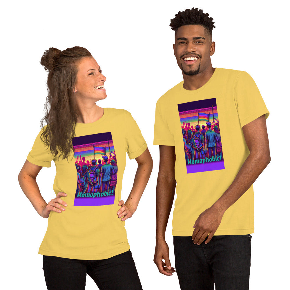 Camiseta unisex homofobia QTD